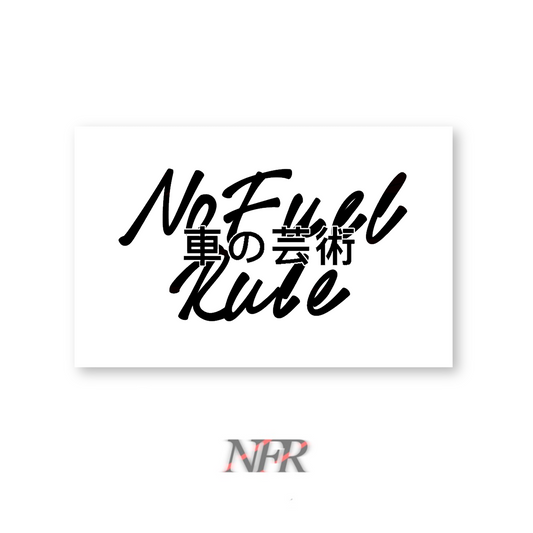 NFR freewriting rear sticker